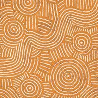 Aboriginal Artwork by Omay Nampijinpa Gallagher, Yankirri Jukurrpa (Emu Dreaming) - Ngarlikurlangu, 122x46cm