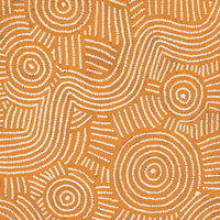 Aboriginal Art by Omay Nampijinpa Gallagher, Yankirri Jukurrpa (Emu Dreaming) - Ngarlikurlangu, 122x46cm - ART ARK®