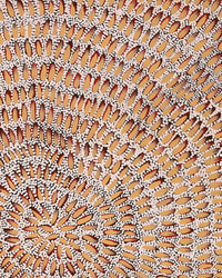 Aboriginal Artwork by Patricia Nakamarra Oldfield, Karnta Jukurrpa (Women's Dreaming) - Bush Medicine, 61x46cm