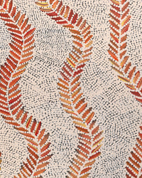 Aboriginal Artwork by Patricia Nakamarra Oldfield, Karnta Jukurrpa (Women's Dreaming) - Bush Medicine, 183x61cm