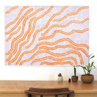 Patricia Nakamarra Oldfield, Karnta Jukurrpa (Women's Dreaming) - Bush Medicine, 107x76cm