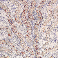 Aboriginal Artwork by Patricia Nakamarra Oldfield, Karnta Jukurrpa (Women's Dreaming) - Bush Medicine, 61x46cm