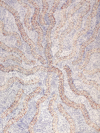 Aboriginal Artwork by Patricia Nakamarra Oldfield, Karnta Jukurrpa (Women's Dreaming) - Bush Medicine, 61x46cm