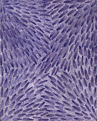 Aboriginal Artwork by Patricia Nakamarra Oldfield, Warna Jukurrpa (Snake Dreaming), 50x40cm