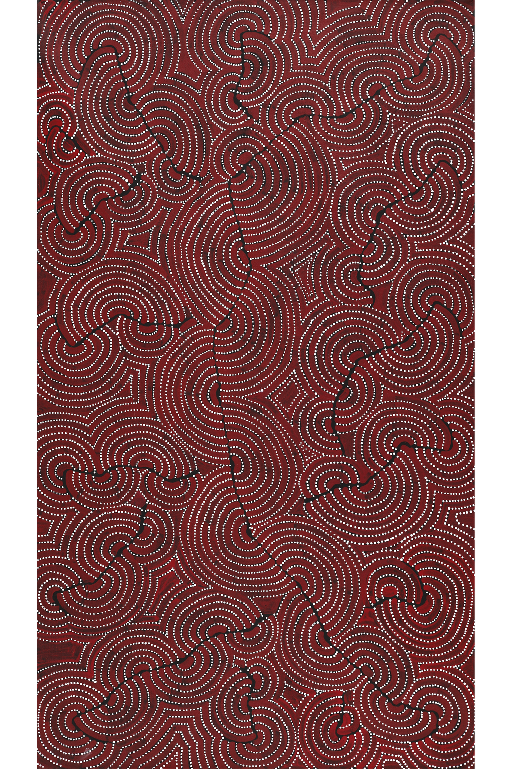Aboriginal Artwork by Patrick Japangardi Williams, Mina Mina Jukurrpa (Mina Mina Dreaming), 107x61cm