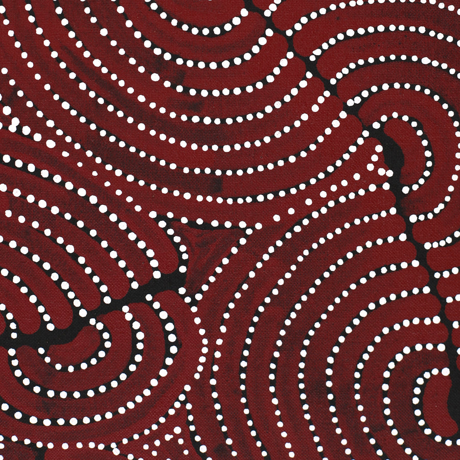 Aboriginal Artwork by Patrick Japangardi Williams, Mina Mina Jukurrpa (Mina Mina Dreaming), 107x61cm