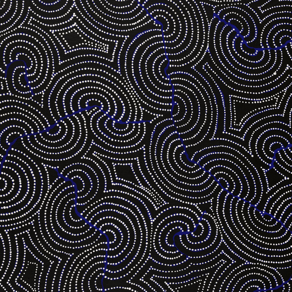 Aboriginal Artwork by Patrick Japangardi Williams, Mina Mina Jukurrpa (Mina Mina Dreaming), 122x107cm