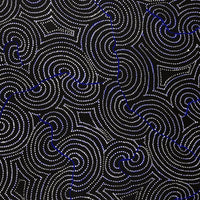 Aboriginal Artwork by Patrick Japangardi Williams, Mina Mina Jukurrpa (Mina Mina Dreaming), 122x107cm