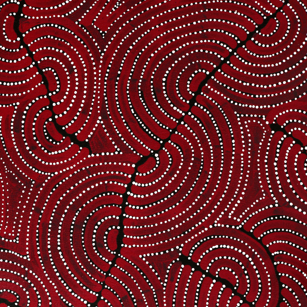 Aboriginal Artwork by Patrick Japangardi Williams, Mina Mina Jukurrpa (Mina Mina Dreaming), 183x91cm