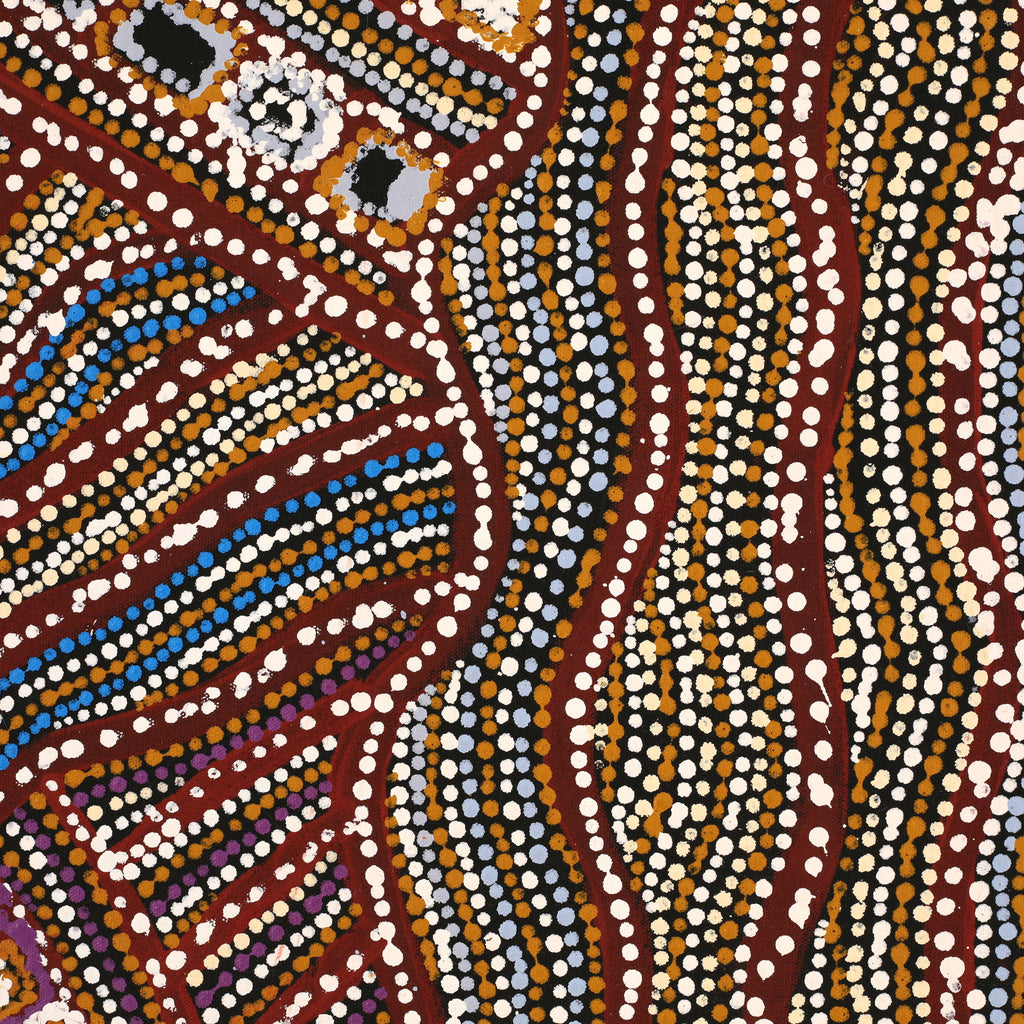 Aboriginal Artwork by Tjutjuna Paul Andy, Kalaya Tjukurpa, 101x71cm