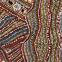 Aboriginal Artwork by Tjutjuna Paul Andy, Kalaya Tjukurpa, 101x71cm