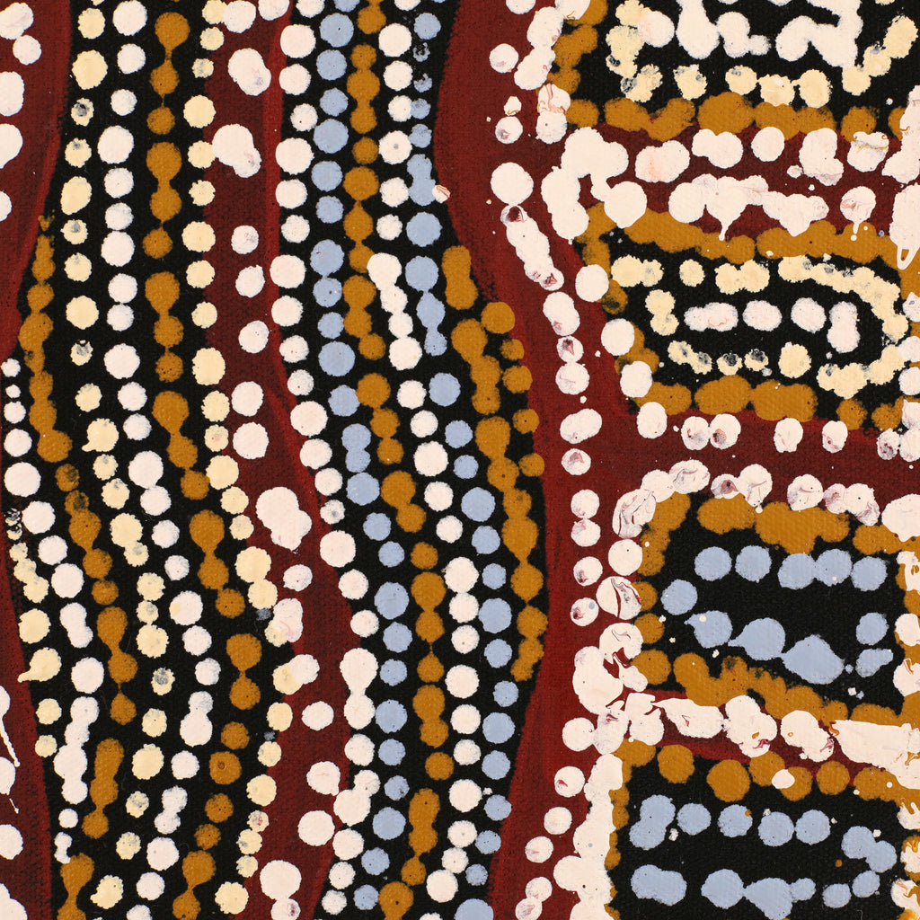 Aboriginal Artwork by Tjutjuna Paul Andy, Kalaya Tjukurpa, 101x71cm