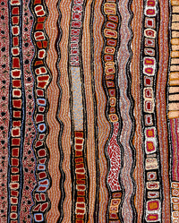 Aboriginal Artwork by Tjutjuna Paul Andy, Kalaya Tjukurpa, 152x122cm