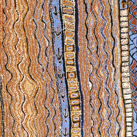 Aboriginal Artwork by Tjutjuna Paul Andy, Kalaya Tjukurpa, 182x135cm