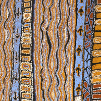 Aboriginal Artwork by Tjutjuna Paul Andy, Kalaya Tjukurpa, 182x135cm
