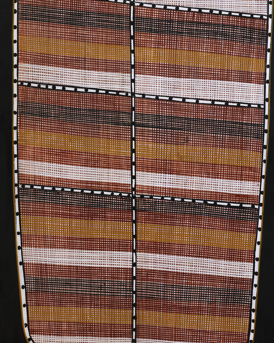 Paul Nabulumo Namarinjmak, Wak Wak, 122x39cm