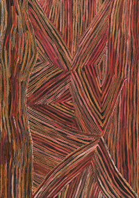 Aboriginal Artwork by Pauline Napangardi Gallagher, Lukarrara Jukurrpa, 152x107cm