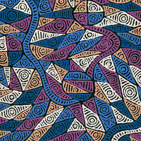Aboriginal Artwork by Pauline Napangardi Gallagher, Mina Mina Jukurrpa - Ngalyipi, 107x76cm