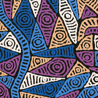 Aboriginal Artwork by Pauline Napangardi Gallagher, Mina Mina Jukurrpa - Ngalyipi, 107x76cm