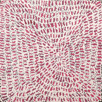 Aboriginal Artwork by Peggy Nampijinpa Brown, Warlukurlangu Jukurrpa (Fire country Dreaming), 30x30cm