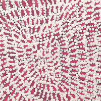 Aboriginal Artwork by Peggy Nampijinpa Brown, Warlukurlangu Jukurrpa (Fire country Dreaming), 30x30cm