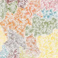 Aboriginal Artwork by Peggy Nampijinpa Brown, Warlukurlangu Jukurrpa (Fire country Dreaming), 76x61cm