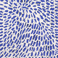 Aboriginal Artwork by Peggy Nampijinpa Brown, Warlukurlangu Jukurrpa (Fire country Dreaming), 61x30cm
