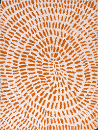 Aboriginal Artwork by Peggy Nampijinpa Brown, Warlukurlangu Jukurrpa (Fire country Dreaming), 61x46cm