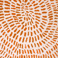 Aboriginal Artwork by Peggy Nampijinpa Brown, Warlukurlangu Jukurrpa (Fire country Dreaming), 61x46cm