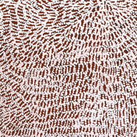 Aboriginal Artwork by Peggy Nampijinpa Brown, Warlukurlangu Jukurrpa (Fire country Dreaming), 61x46cm