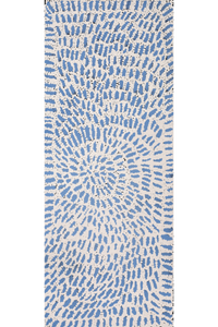Aboriginal Artwork by Peggy Nampijinpa Brown, Warlukurlangu Jukurrpa (Fire country Dreaming), 76x30cm