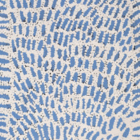 Aboriginal Artwork by Peggy Nampijinpa Brown, Warlukurlangu Jukurrpa (Fire country Dreaming), 76x30cm