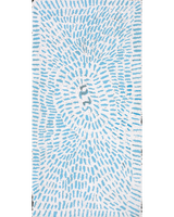 Aboriginal Artwork by Peggy Nampijinpa Brown, Warlukurlangu Jukurrpa (Fire country Dreaming), 91x46cm