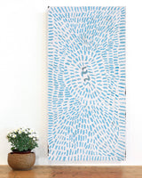 Aboriginal Artwork by Peggy Nampijinpa Brown, Warlukurlangu Jukurrpa (Fire country Dreaming), 91x46cm