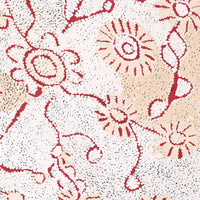 Aboriginal Artwork by Peggy Nampijinpa Brown, Warlukurlangu Jukurrpa (Fire country Dreaming), 91x61cm