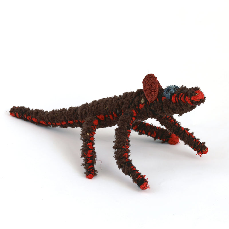 Aboriginal Artwork by Peggy Simms - Papa (dog) Tjanpi Sculpture