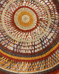 Aboriginal Artwork by Philomena Djimalka, Woven Mat, 170cm