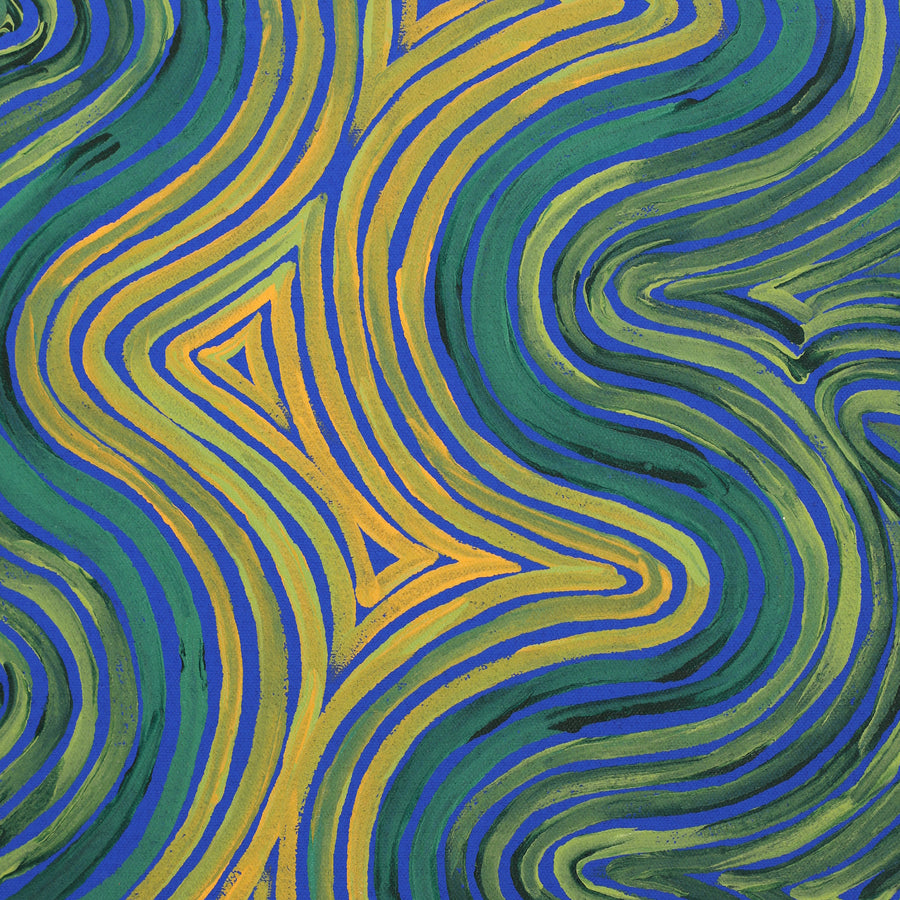 Aboriginal Artwork by Phyllis Donegan, Tali Tjuta, 102x76cm