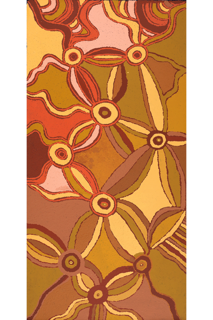 Aboriginal Artwork by Phyllis Watson, Walka Wiru Ngura Wiru, 122x61cm