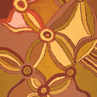 Aboriginal Artwork by Phyllis Watson, Walka Wiru Ngura Wiru, 122x61cm