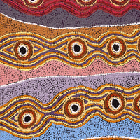 Aboriginal Artwork by Portia Napanangka Michaels, Lappi Lappi Jukurrpa, 61x46cm