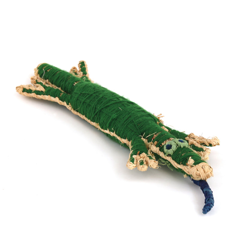 Aboriginal Artwork by Priscilla McLean - Tinka (Goanna) Tjanpi Sculpture