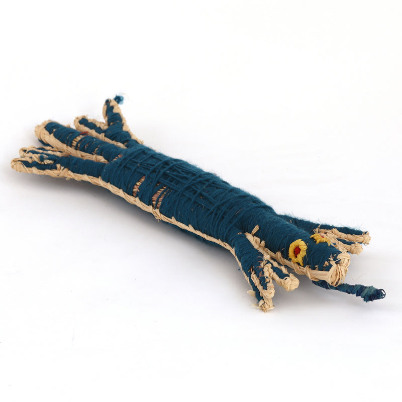 Aboriginal Artwork by Priscilla McLean - Tinka (Goanna) Tjanpi Sculpture