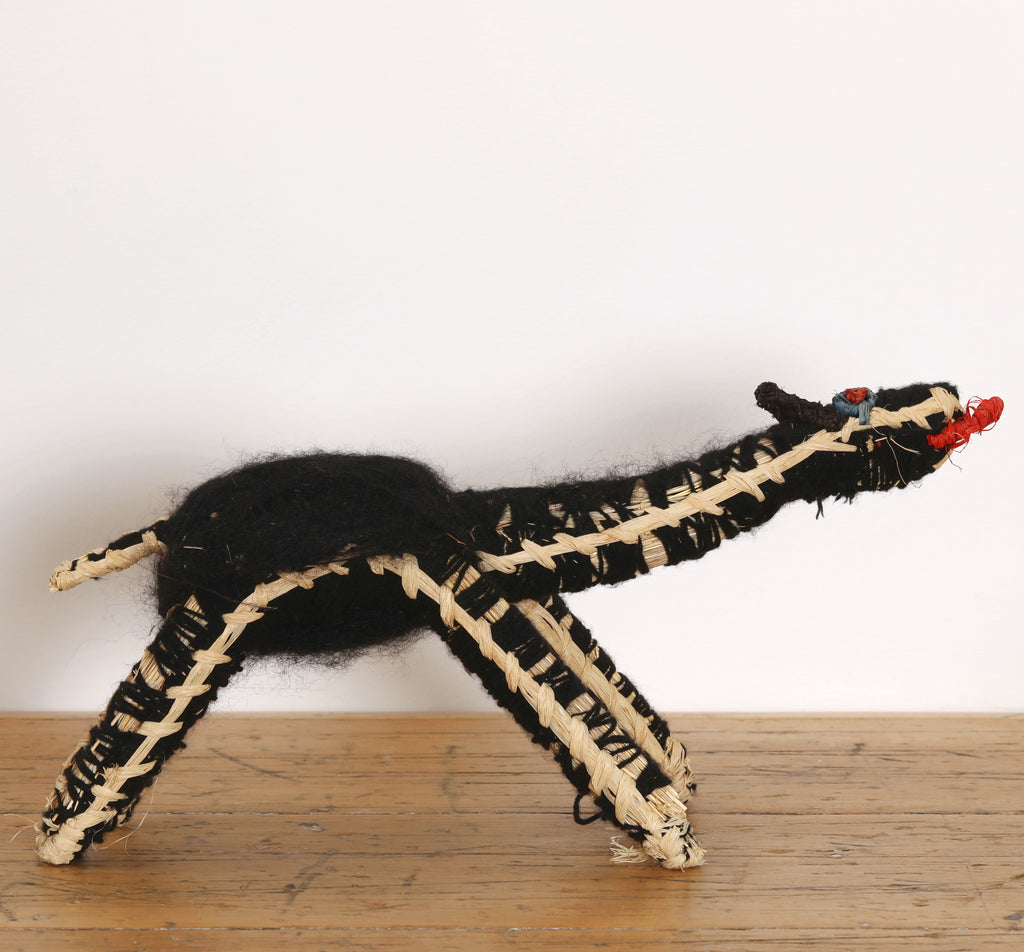Aboriginal Artwork by Priscilla McLean - Kamula (camel) Tjanpi Sculpture