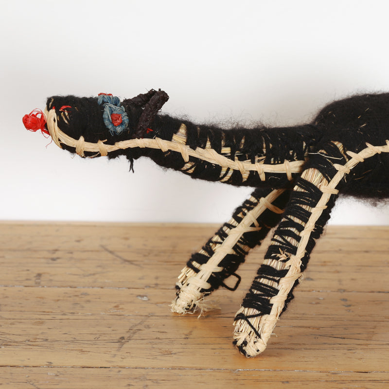 Aboriginal Artwork by Priscilla McLean - Kamula (camel) Tjanpi Sculpture