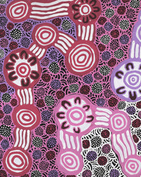 Aboriginal Artwork by Prudence Andy, Ngayuku Ngura, 102x76cm