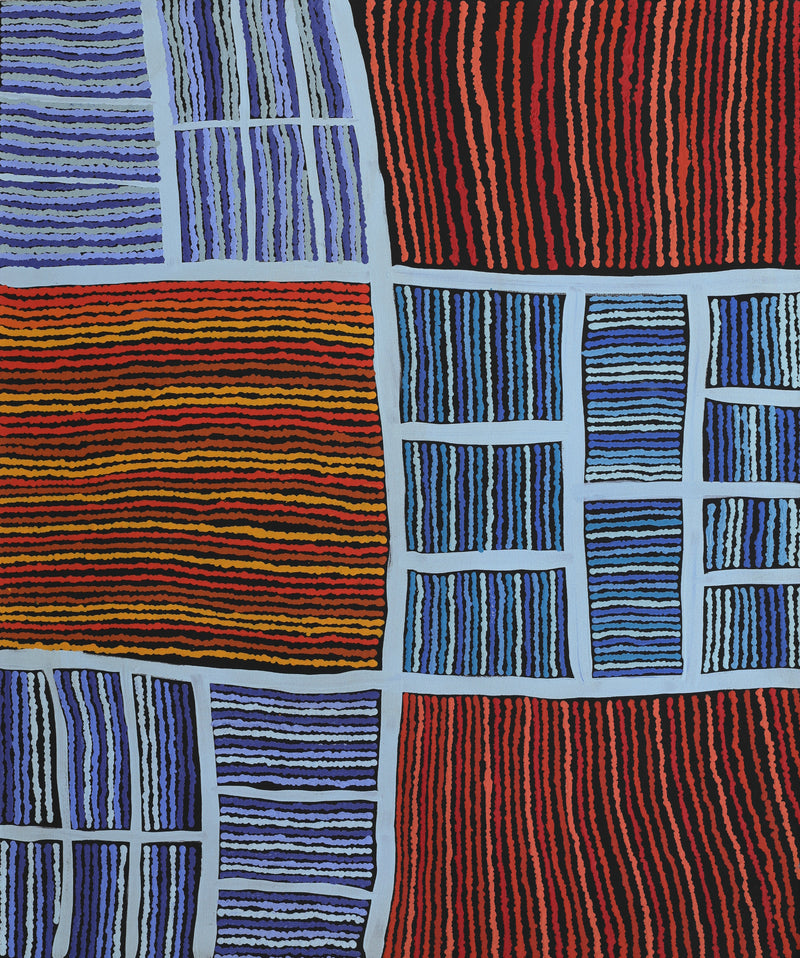 Aboriginal Artwork by Prudence Andy, Ngayuku Ngura, 91x76cm
