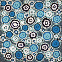 Aboriginal Artwork by Prudence Andy, Ngayuku Ngura, 91x91cm