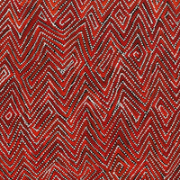 Aboriginal Artwork by Reanne Nampijinpa Brown, Pamapardu Jukurrpa (Flying Ant Dreaming) - Warntungurru, 76x76cm