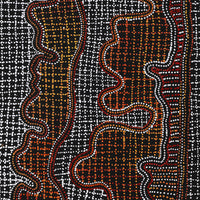 Aboriginal Artwork by Reanne Nampijinpa Brown, Pamapardu Jukurrpa (Flying Ant Dreaming) - Warntungurru, 122x46cm